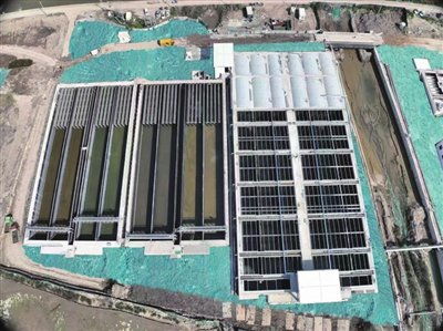 樂清市翁垟污水處理廠清潔排放改造工程順利通水